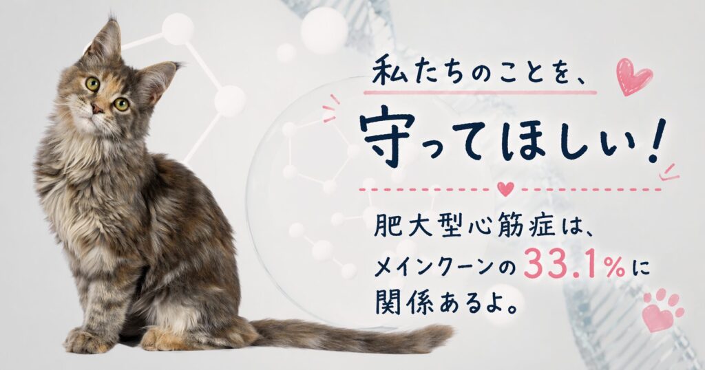メインクーンの肥大型心筋症